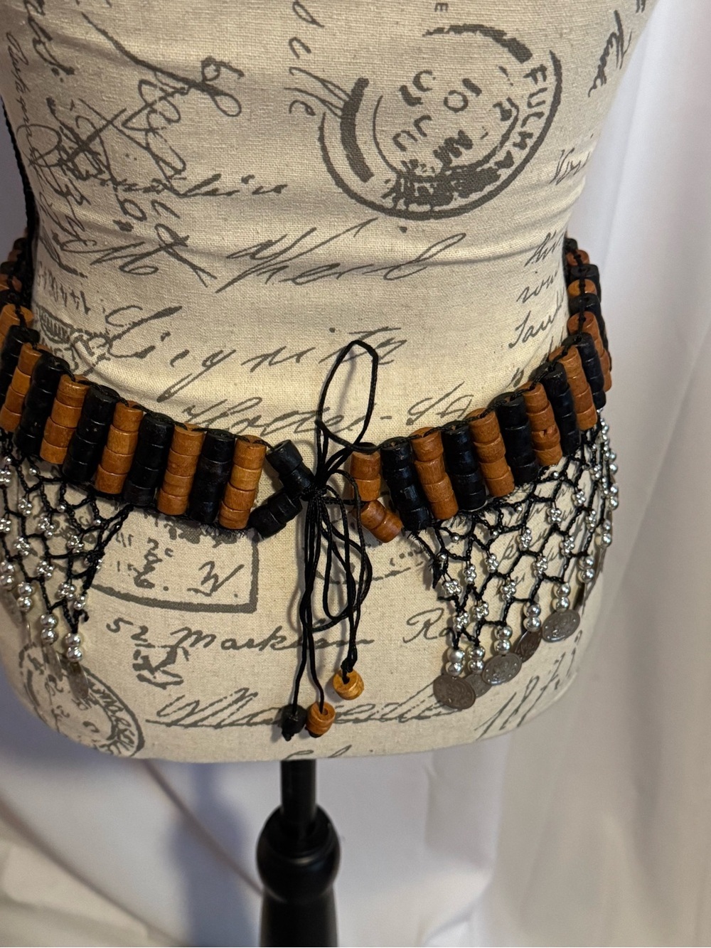 Boho Coin Fringe belt - Picture 2 of 5